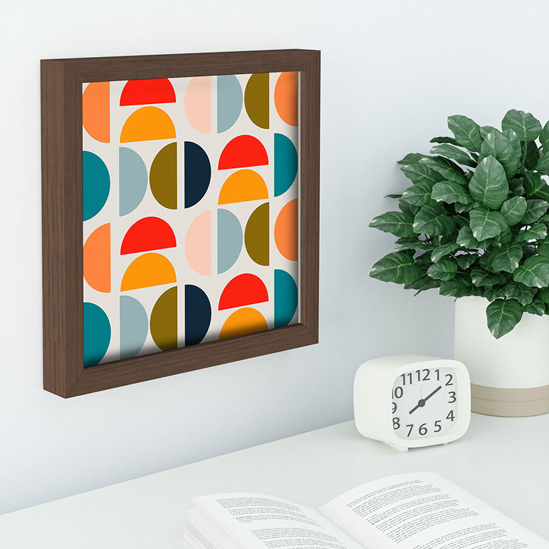 Viviana Gonzalez Mid Century Geometric Vibes I Recessed Framing Square