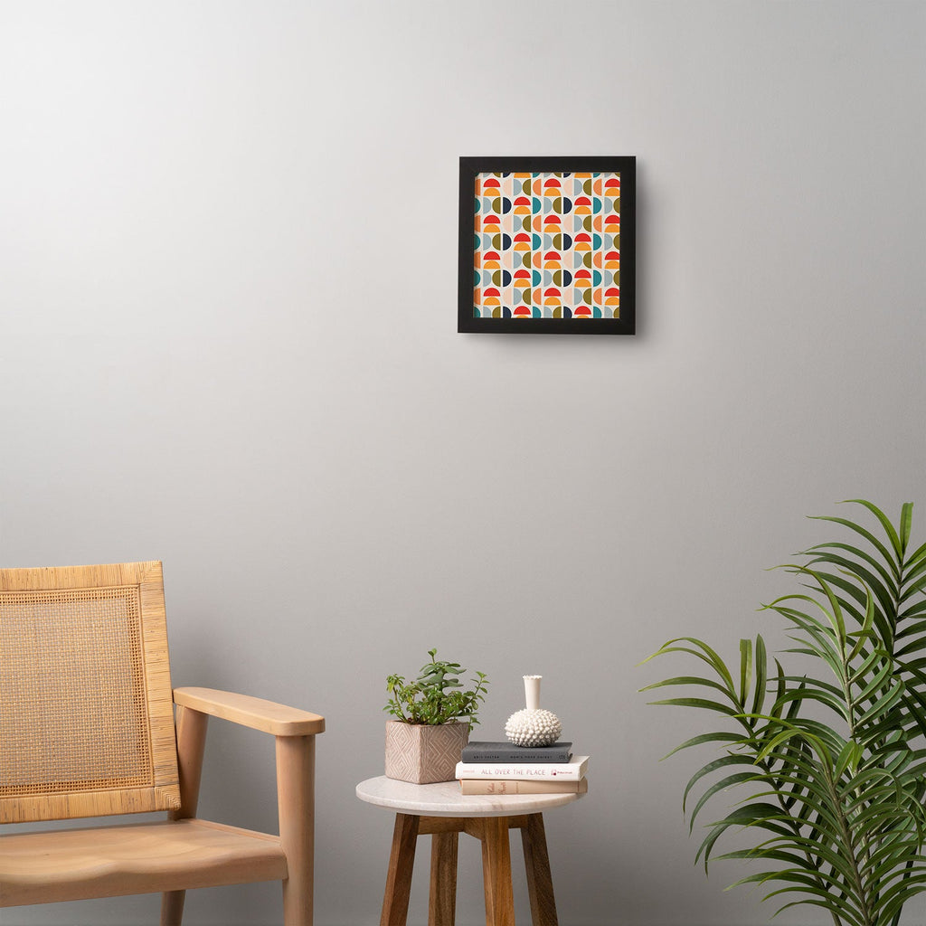 Viviana Gonzalez Mid Century Geometric Vibes I Framed Wall Art