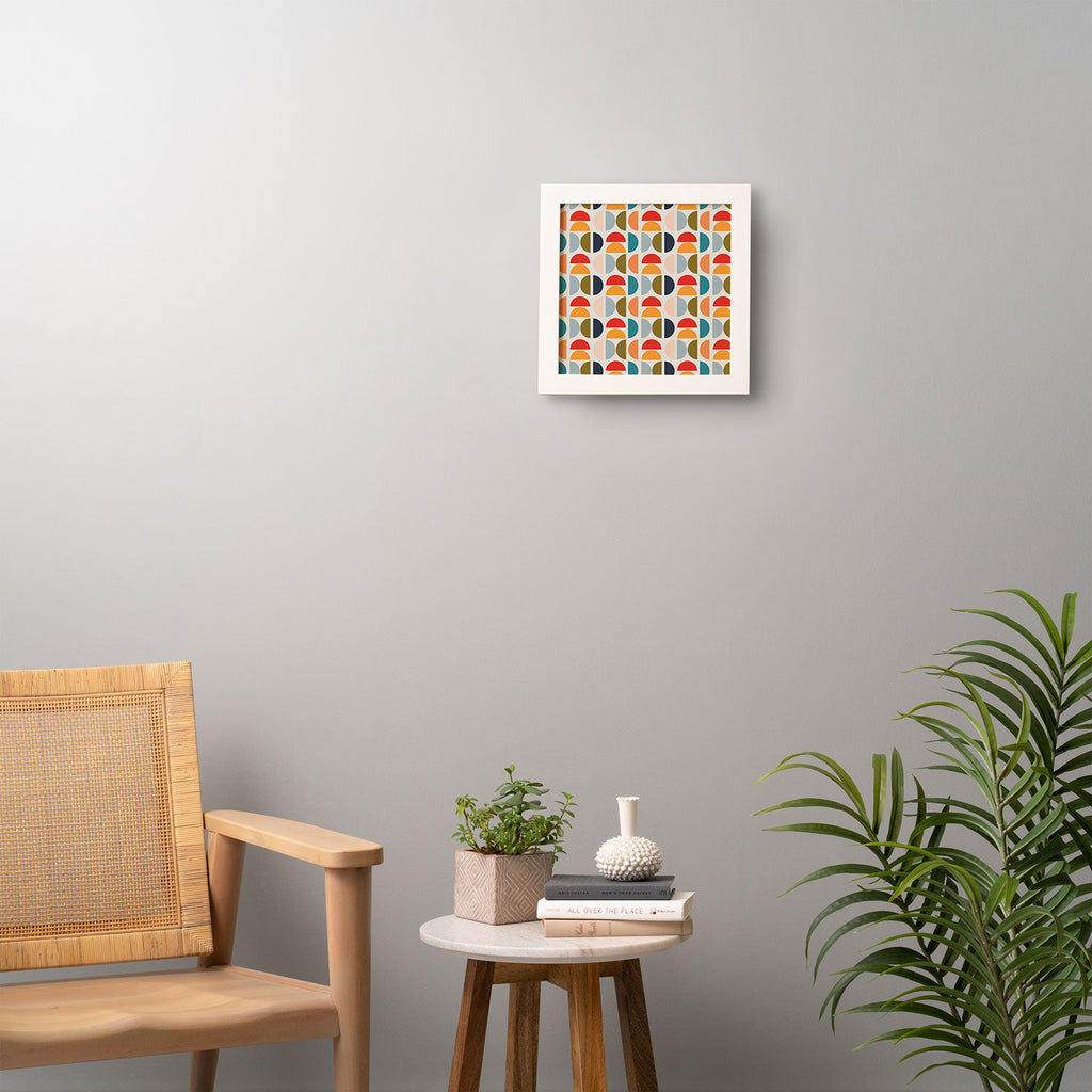 Viviana Gonzalez Mid Century Geometric Vibes I Framed Wall Art