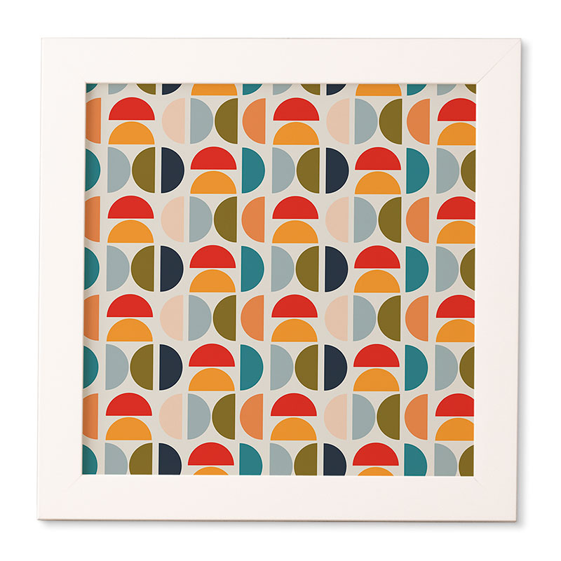Viviana Gonzalez Mid Century Geometric Vibes I Framed Wall Art