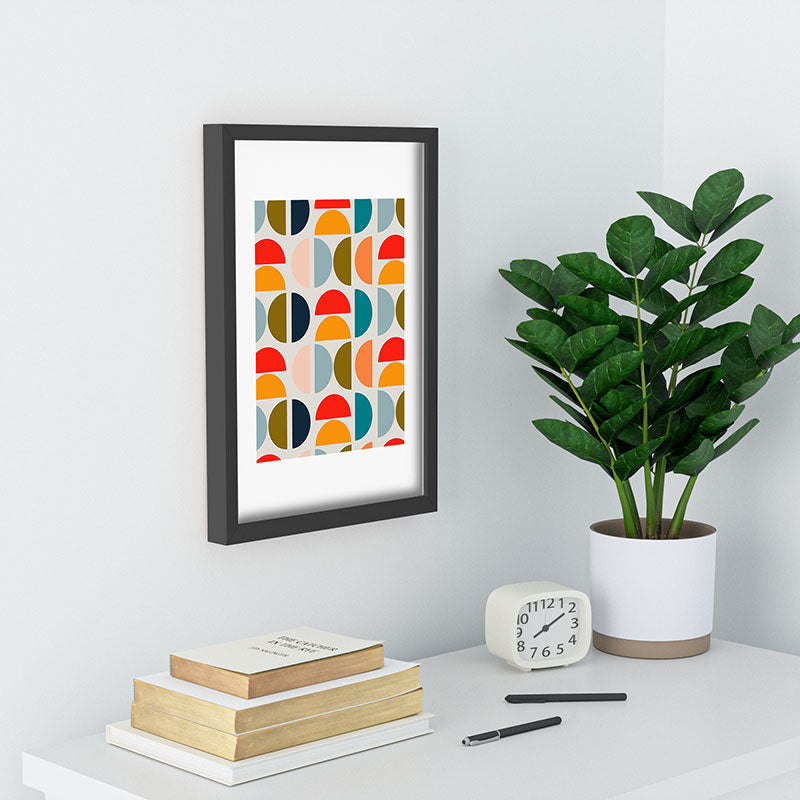 Viviana Gonzalez Mid Century Geometric Vibes I Recessed Framing Rectangle