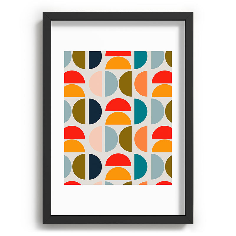 Viviana Gonzalez Mid Century Geometric Vibes I Recessed Framing Rectangle