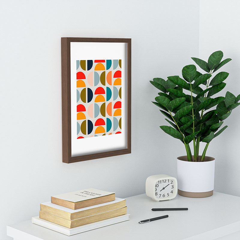 Viviana Gonzalez Mid Century Geometric Vibes I Recessed Framing Rectangle