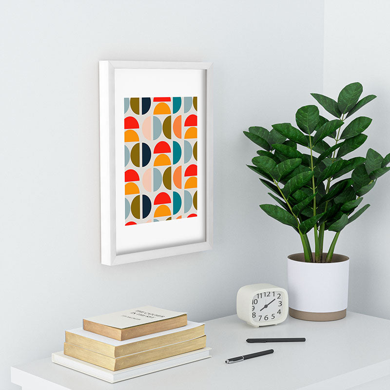 Viviana Gonzalez Mid Century Geometric Vibes I Recessed Framing Rectangle
