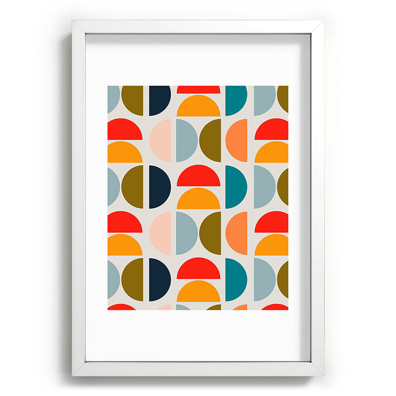Viviana Gonzalez Mid Century Geometric Vibes I Recessed Framing Rectangle