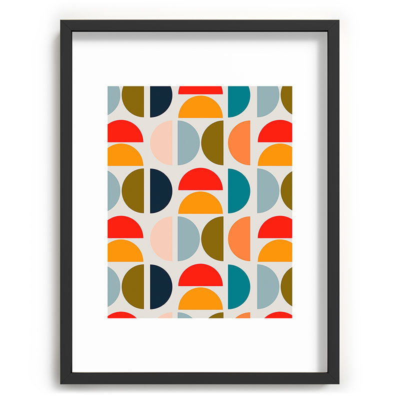 Viviana Gonzalez Mid Century Geometric Vibes I Recessed Framing Rectangle