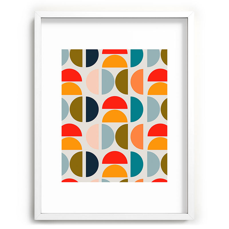 Viviana Gonzalez Mid Century Geometric Vibes I Recessed Framing Rectangle