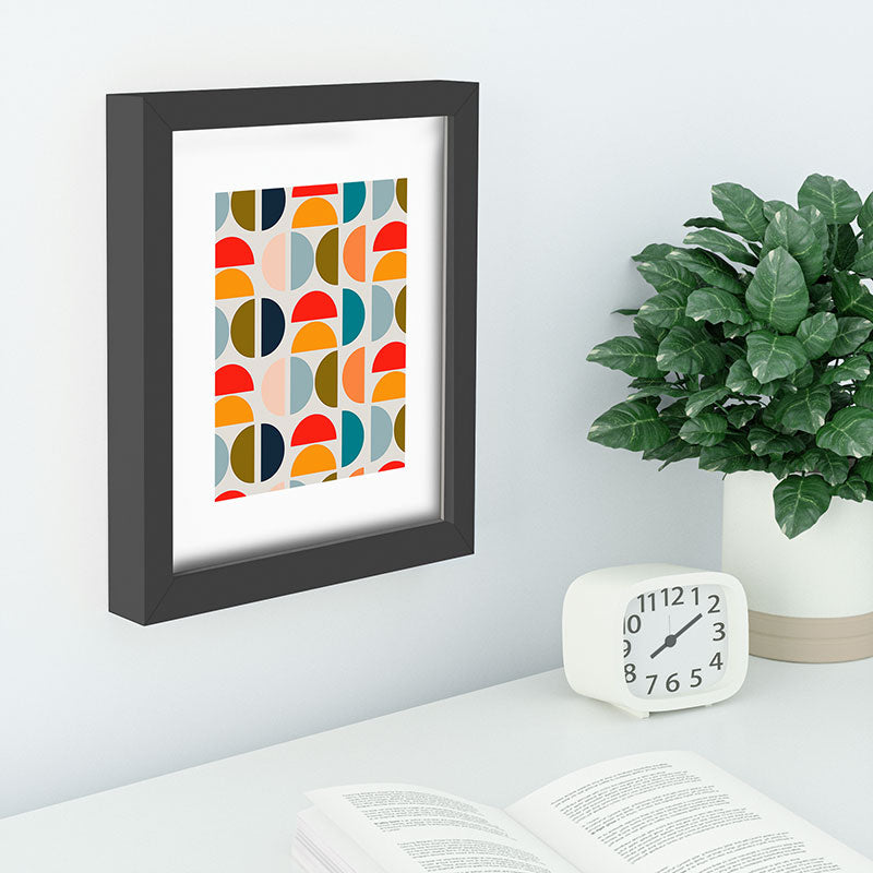 Viviana Gonzalez Mid Century Geometric Vibes I Recessed Framing Rectangle