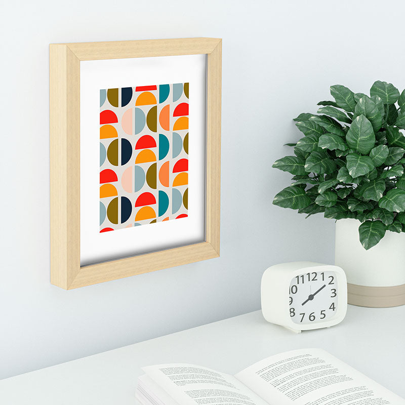 Viviana Gonzalez Mid Century Geometric Vibes I Recessed Framing Rectangle