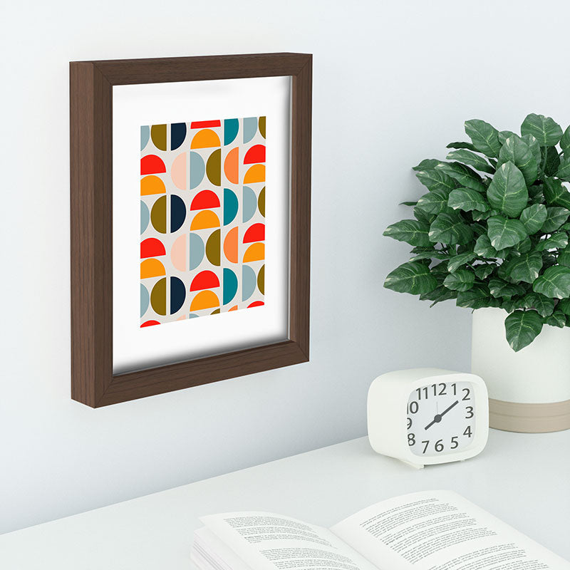 Viviana Gonzalez Mid Century Geometric Vibes I Recessed Framing Rectangle