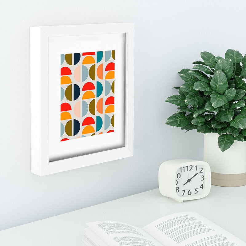 Viviana Gonzalez Mid Century Geometric Vibes I Recessed Framing Rectangle