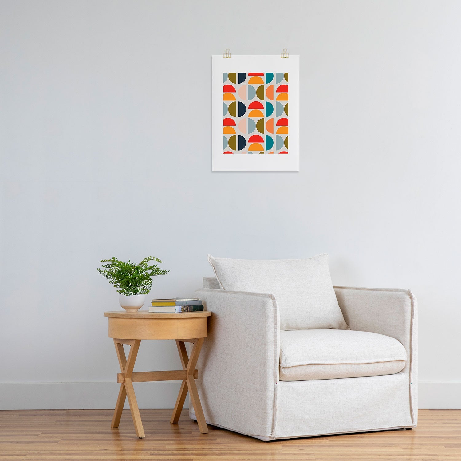 Viviana Gonzalez Mid Century Geometric Vibes I Art Print