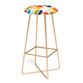 Viviana Gonzalez Mid Century Geometric Vibes I Bar Stool