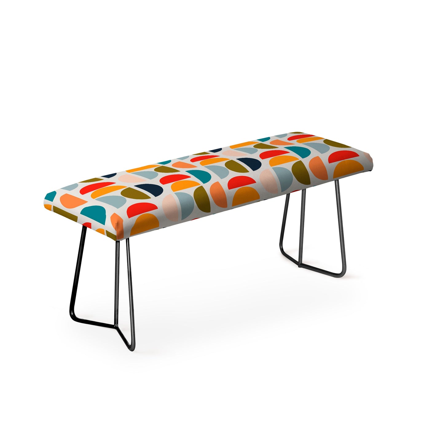 Viviana Gonzalez Mid Century Geometric Vibes I Bench