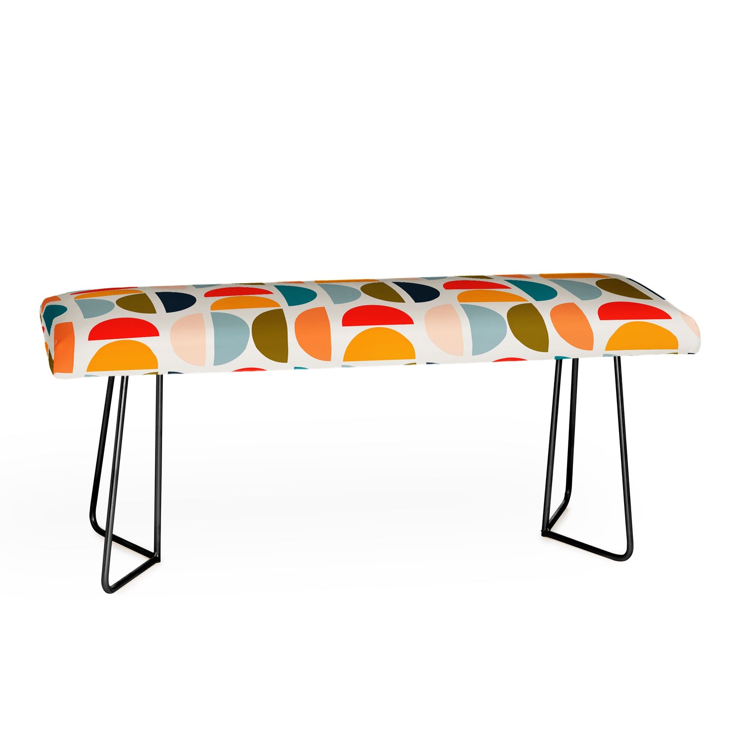 Viviana Gonzalez Mid Century Geometric Vibes I Bench