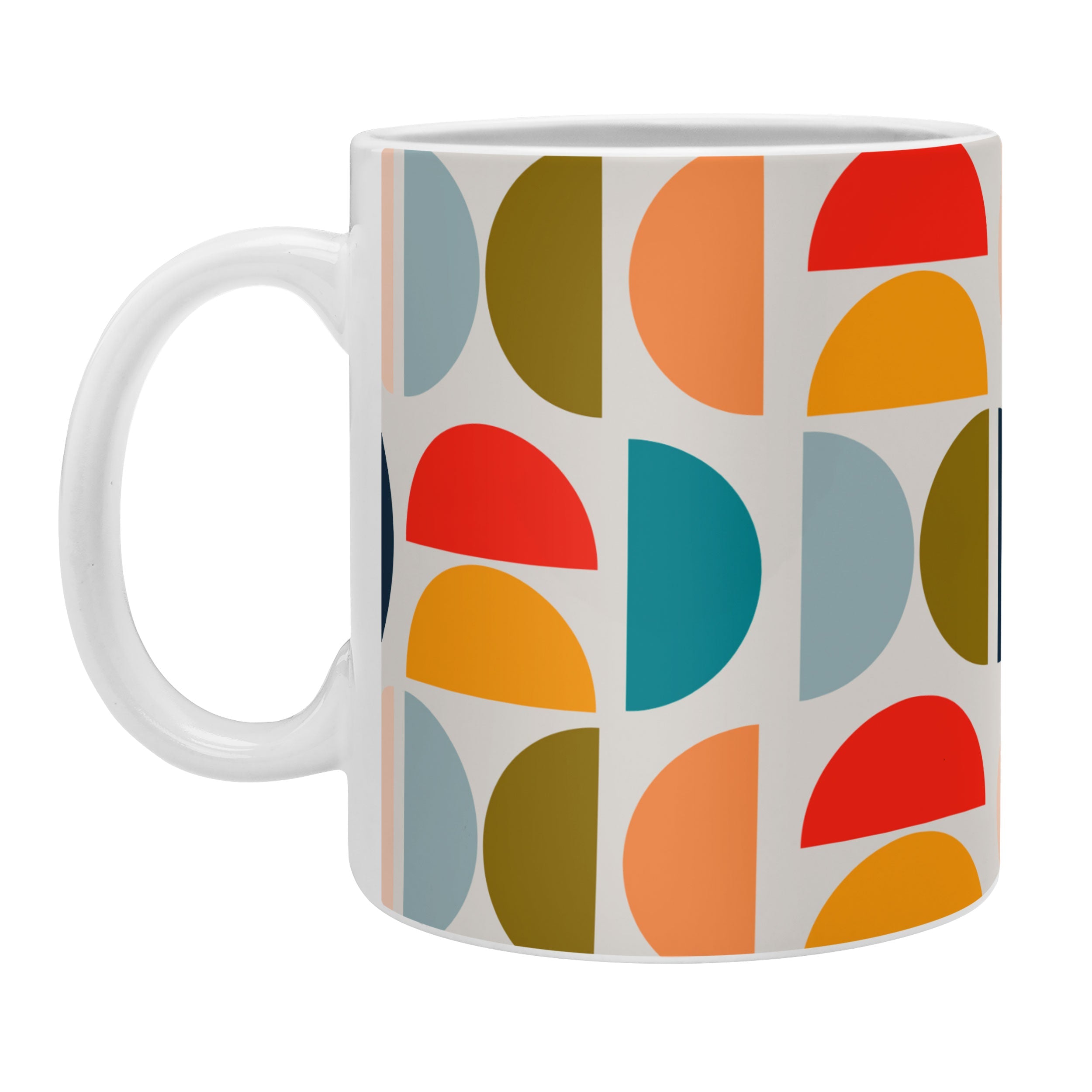 Viviana Gonzalez Mid Century Geometric Vibes I Coffee Mug