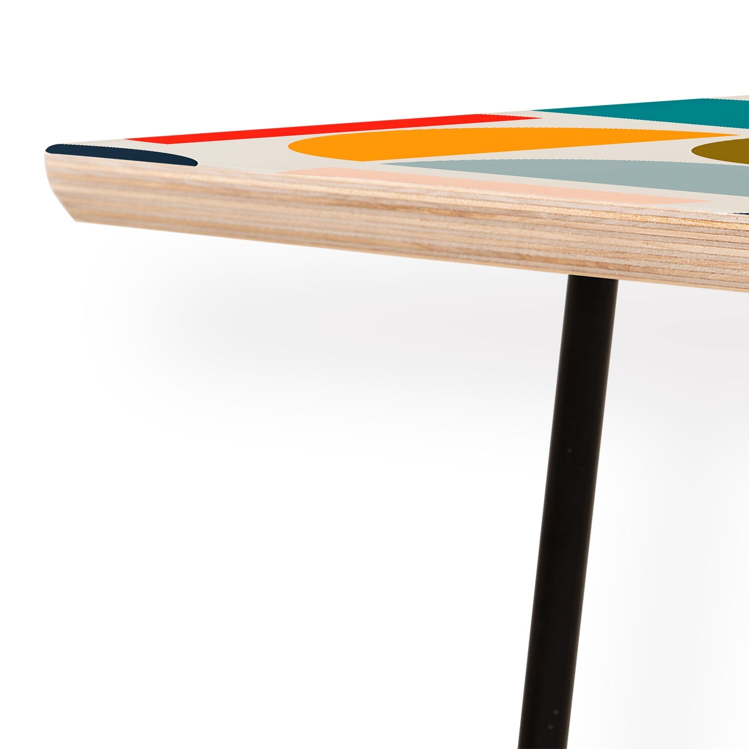 Viviana Gonzalez Mid Century Geometric Vibes I Coffee Table
