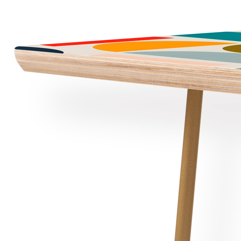 Viviana Gonzalez Mid Century Geometric Vibes I Coffee Table