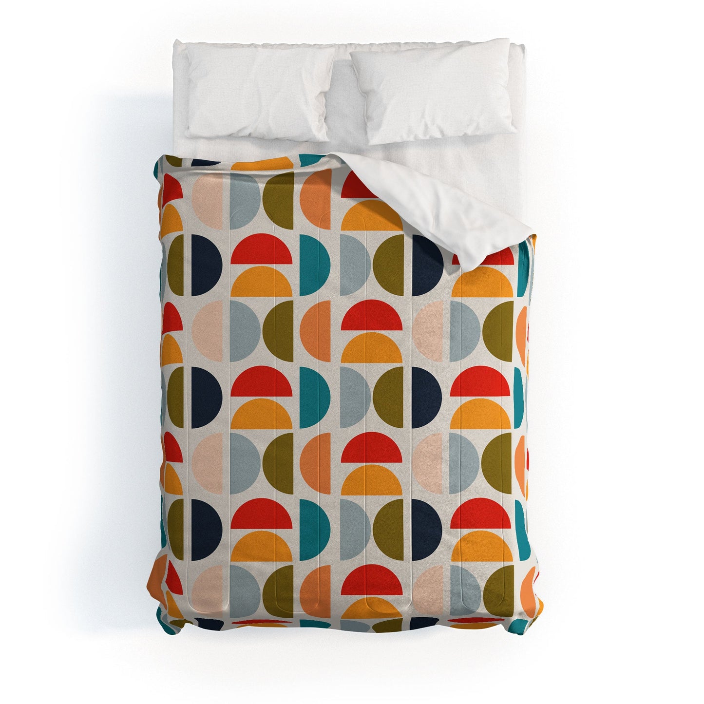 Viviana Gonzalez Mid Century Geometric Vibes I Comforter