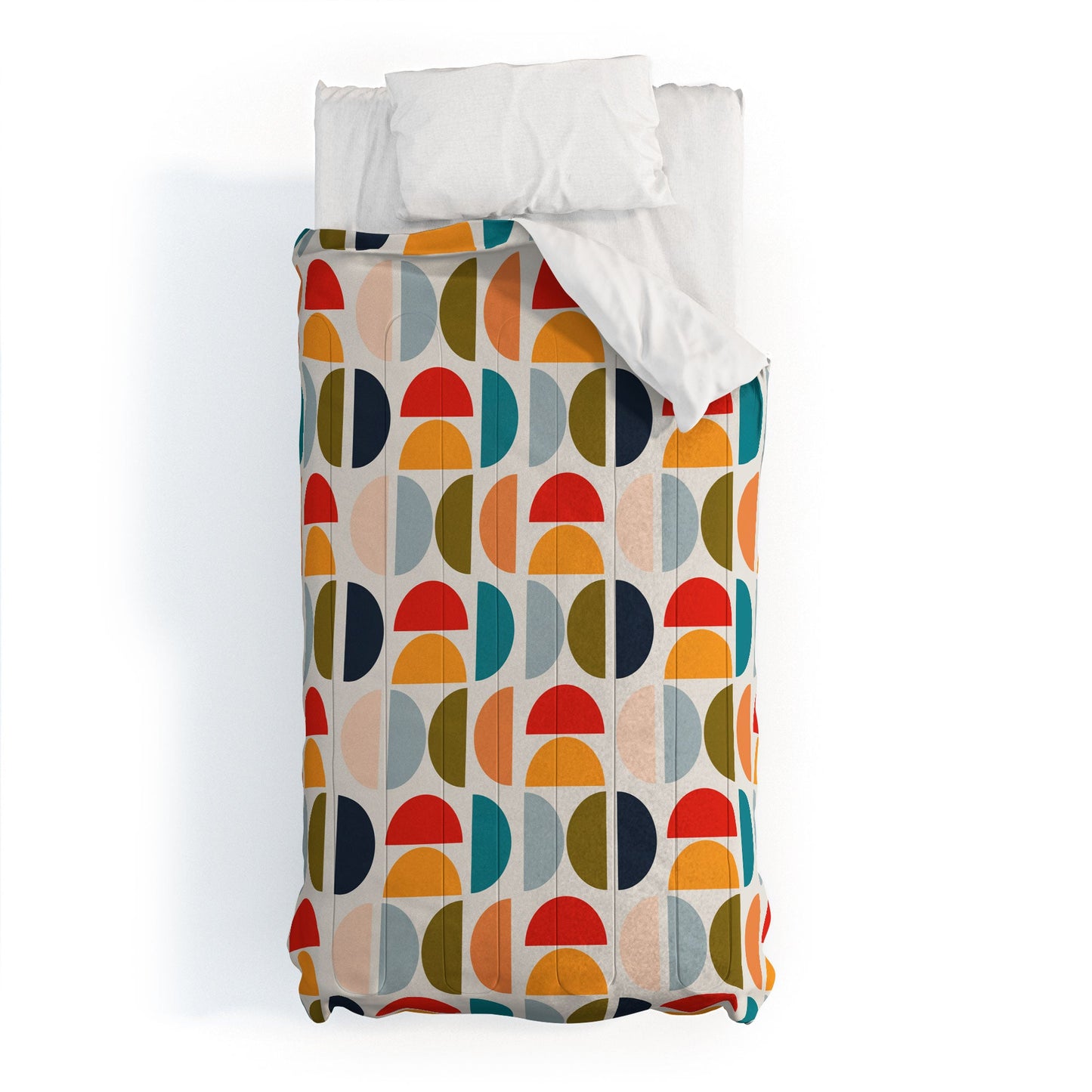 Viviana Gonzalez Mid Century Geometric Vibes I Comforter