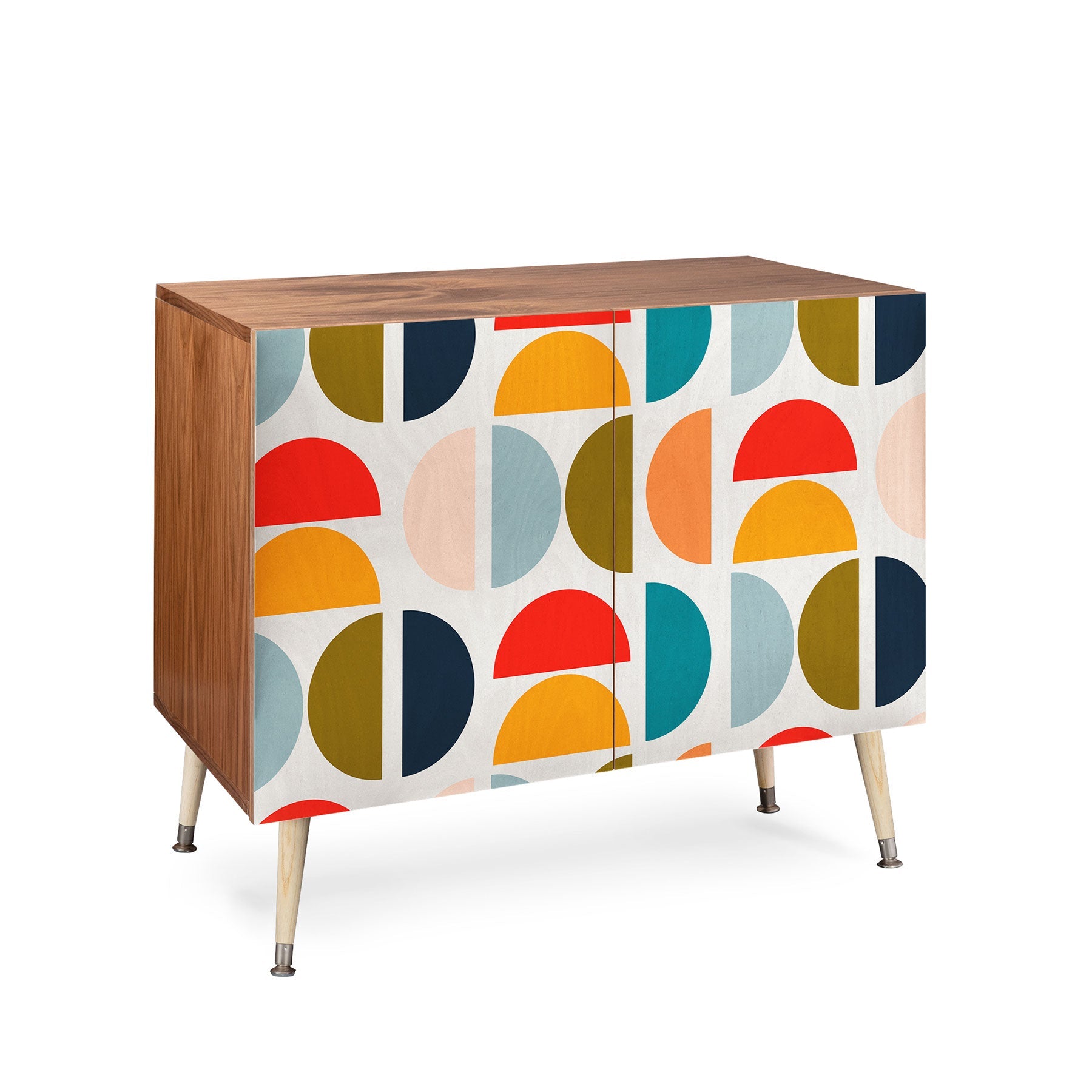 Viviana Gonzalez Mid Century Geometric Vibes I Credenza