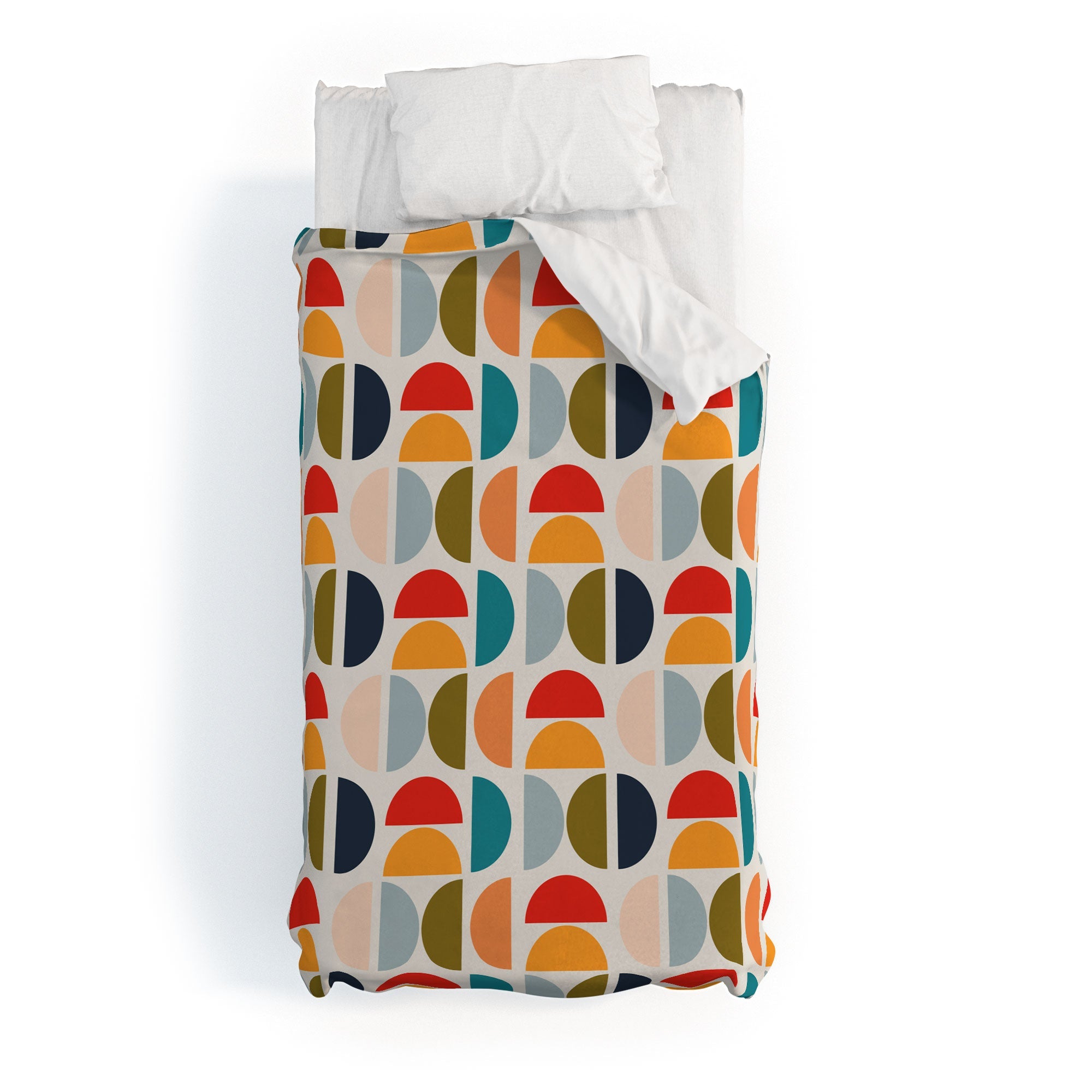 Viviana Gonzalez Mid Century Geometric Vibes I Duvet Cover