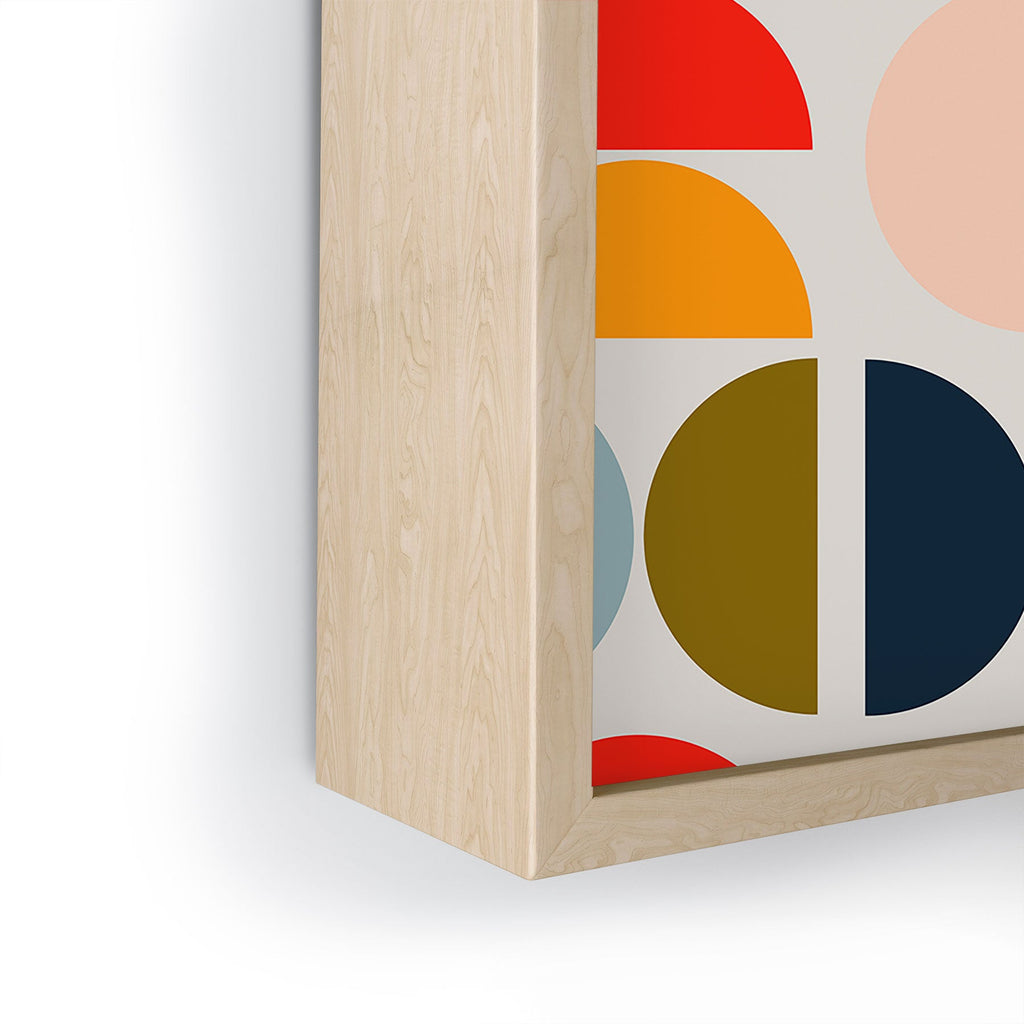 Viviana Gonzalez Mid Century Geometric Vibes I Framed Mini Art Print
