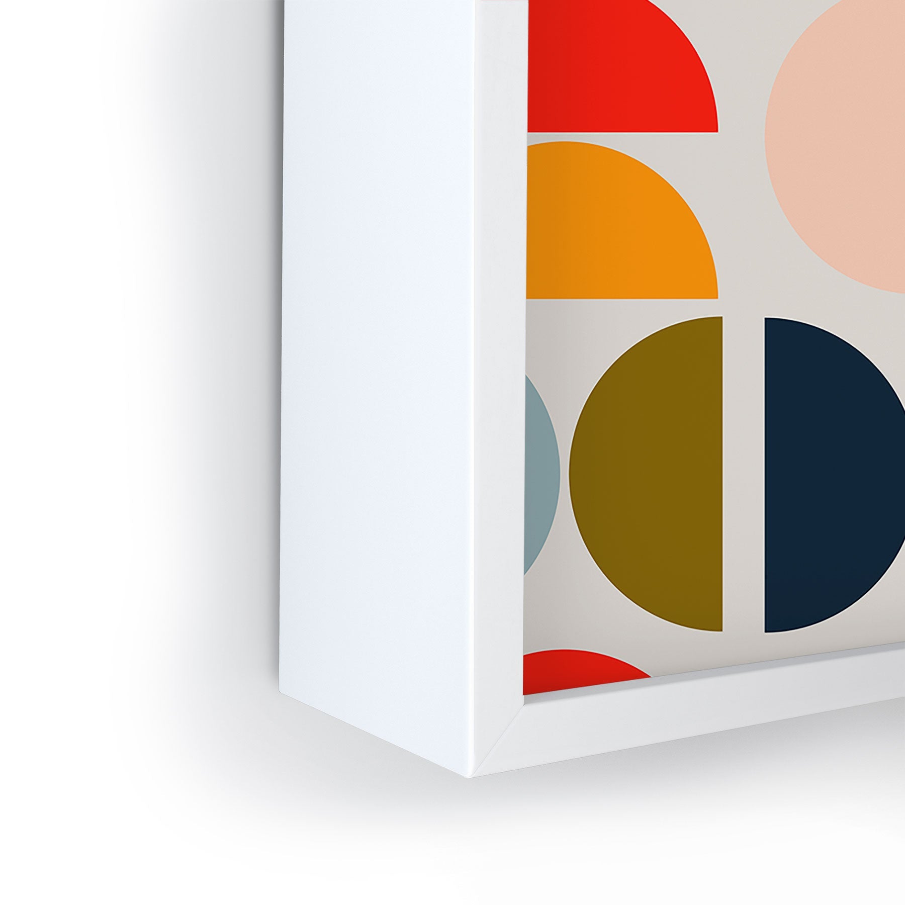 Viviana Gonzalez Mid Century Geometric Vibes I Framed Mini Art Print