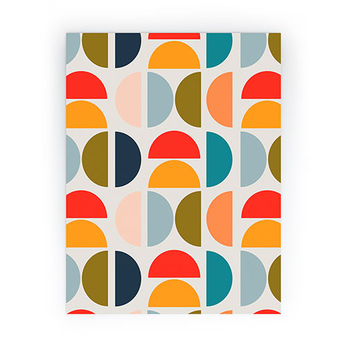 Viviana Gonzalez Mid Century Geometric Vibes I Mini Art Print