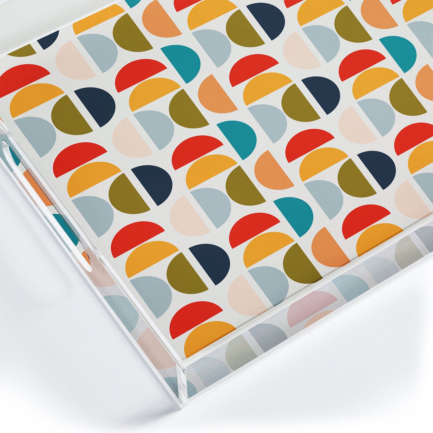 Viviana Gonzalez Mid Century Geometric Vibes I Acrylic Tray