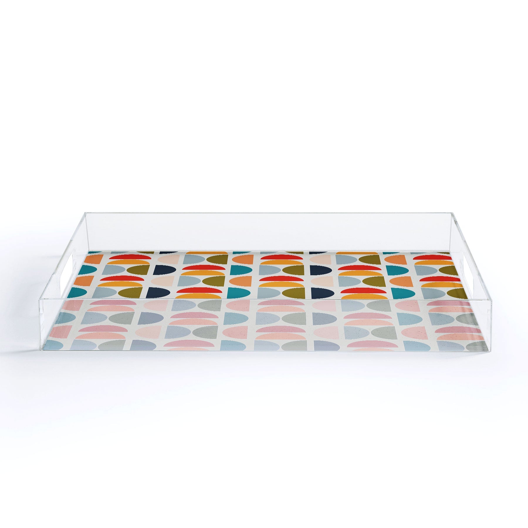 Viviana Gonzalez Mid Century Geometric Vibes I Acrylic Tray