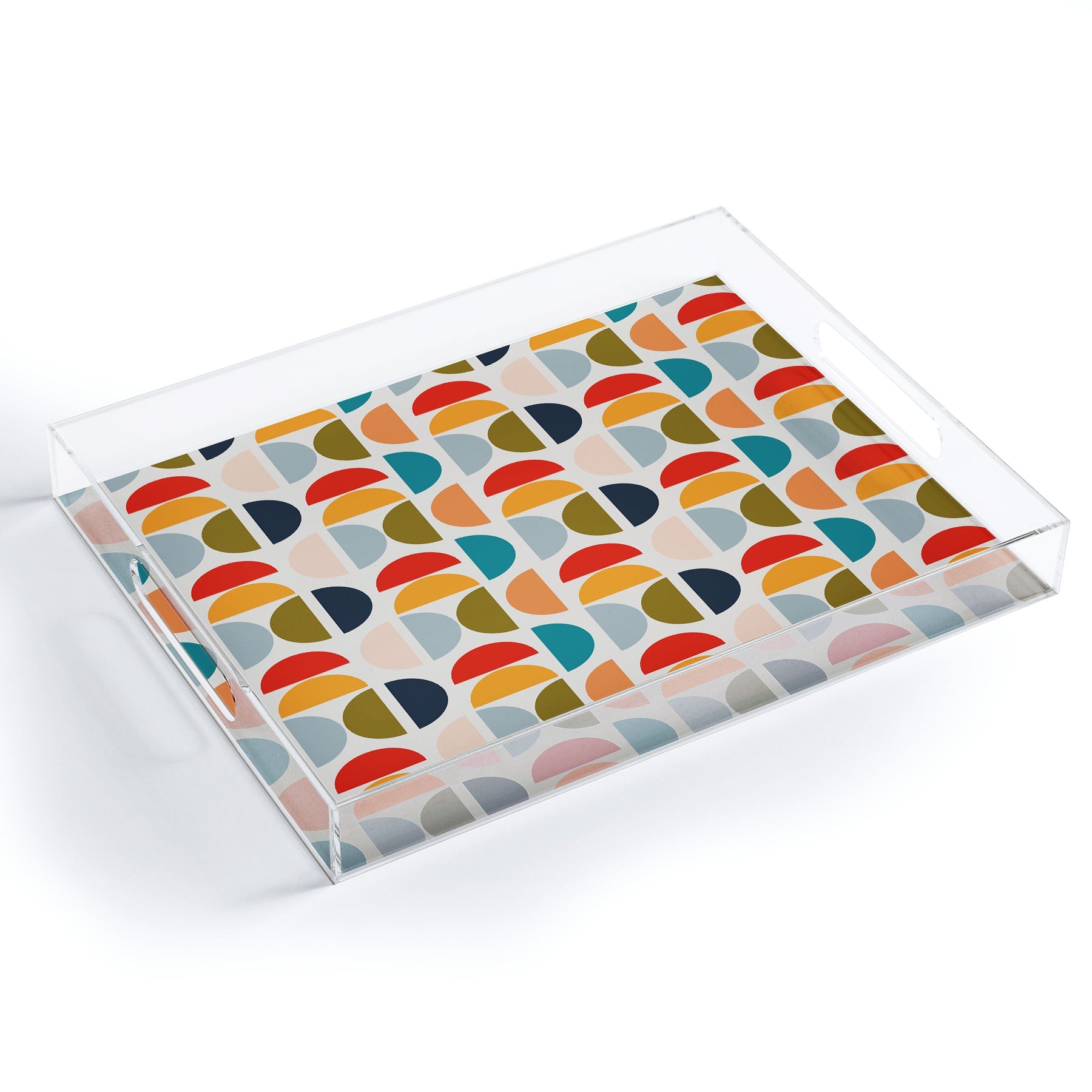 Viviana Gonzalez Mid Century Geometric Vibes I Acrylic Tray