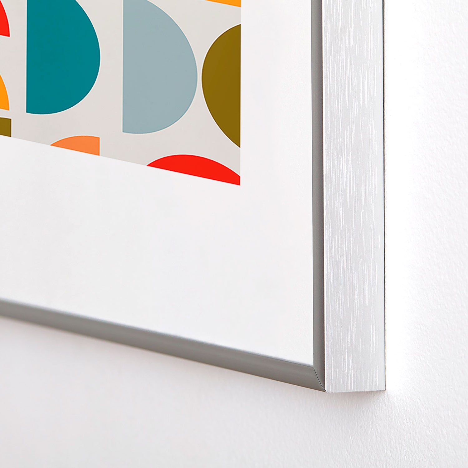 Viviana Gonzalez Mid Century Geometric Vibes I Metal Framed Art Print