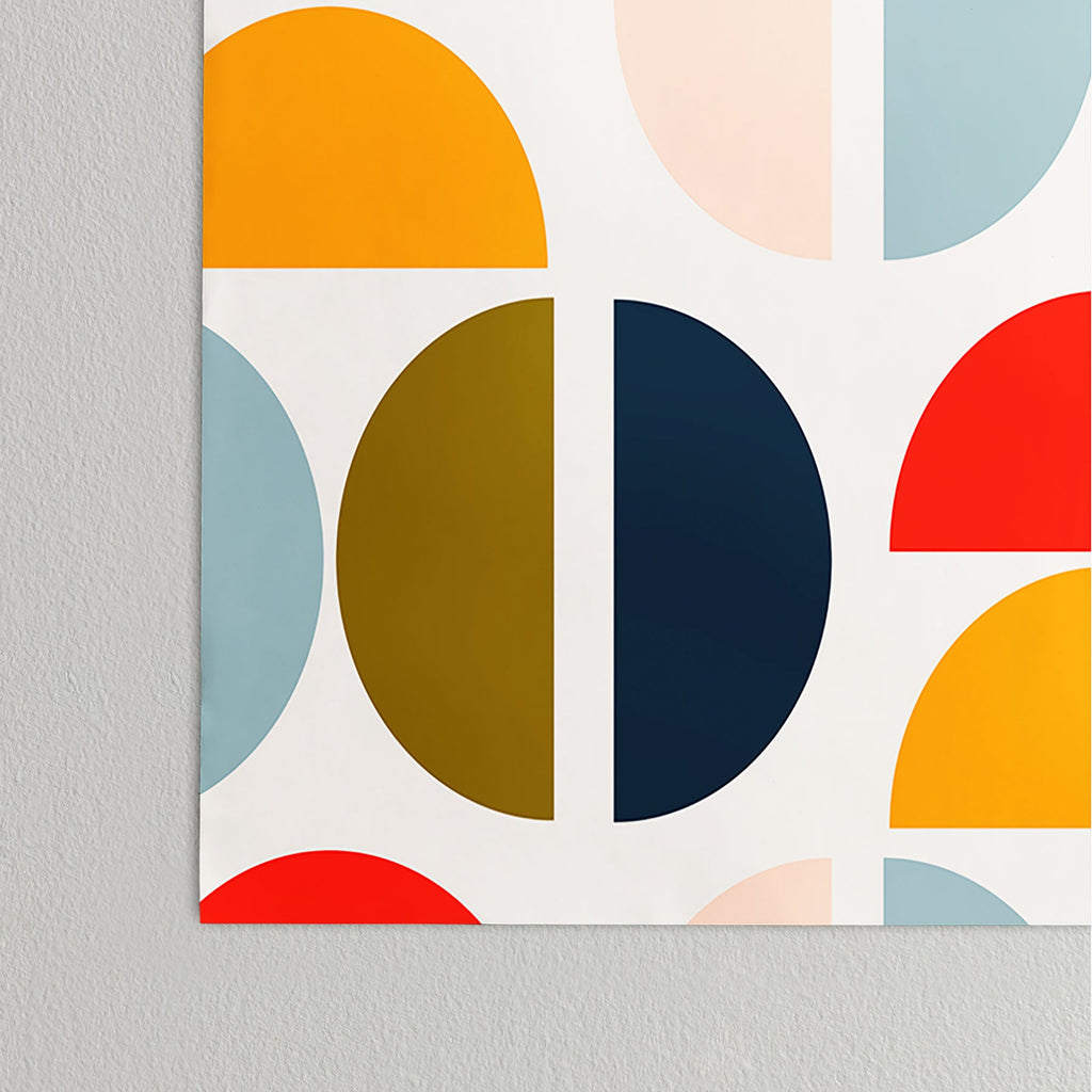 Viviana Gonzalez Mid Century Geometric Vibes I Poster