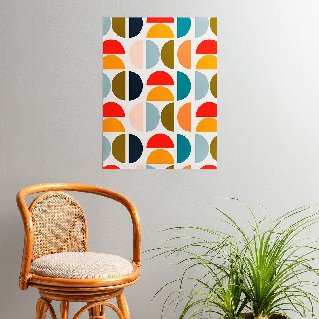Viviana Gonzalez Mid Century Geometric Vibes I Poster