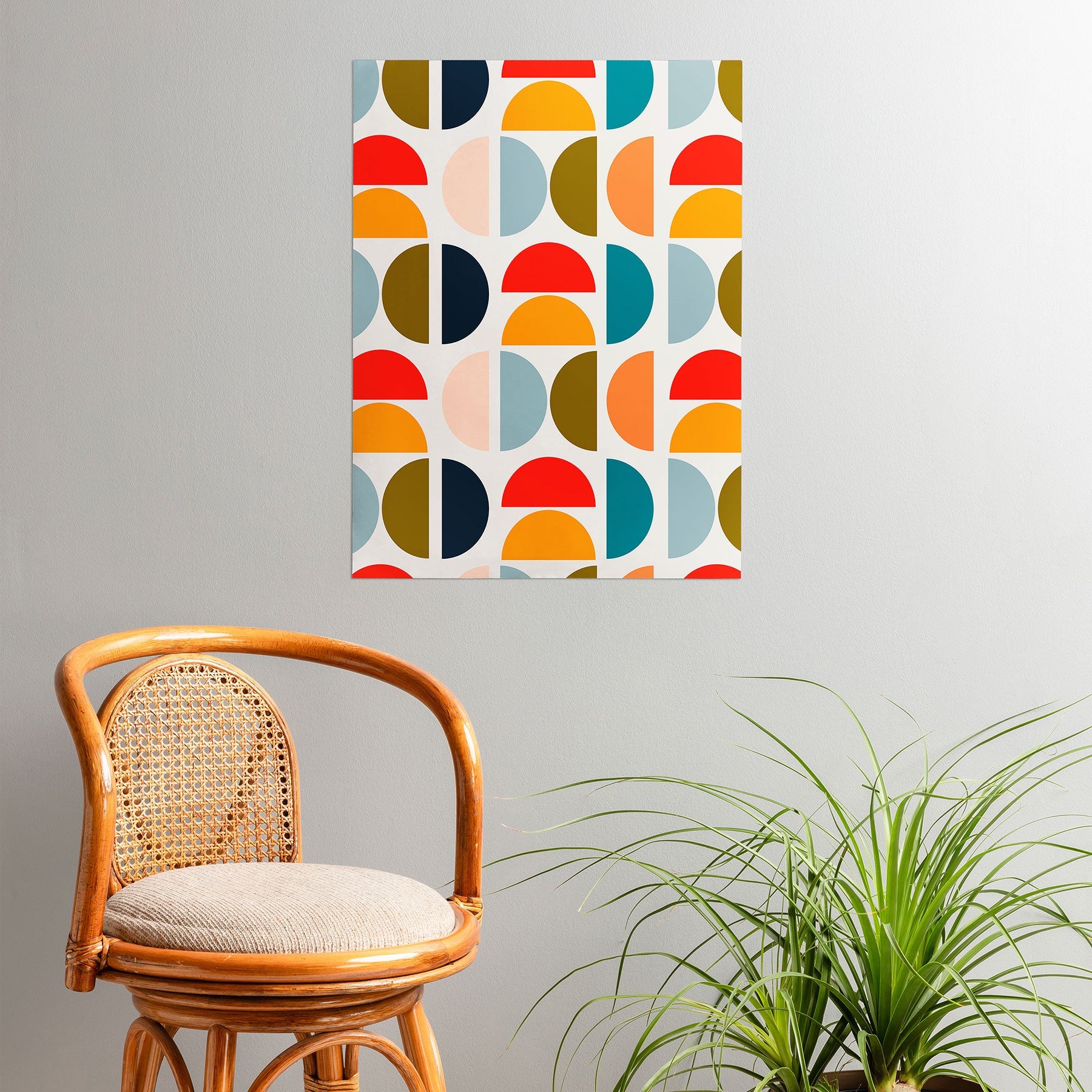 Viviana Gonzalez Mid Century Geometric Vibes I Poster