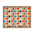 Viviana Gonzalez Mid Century Geometric Vibes I Rectangular Tray