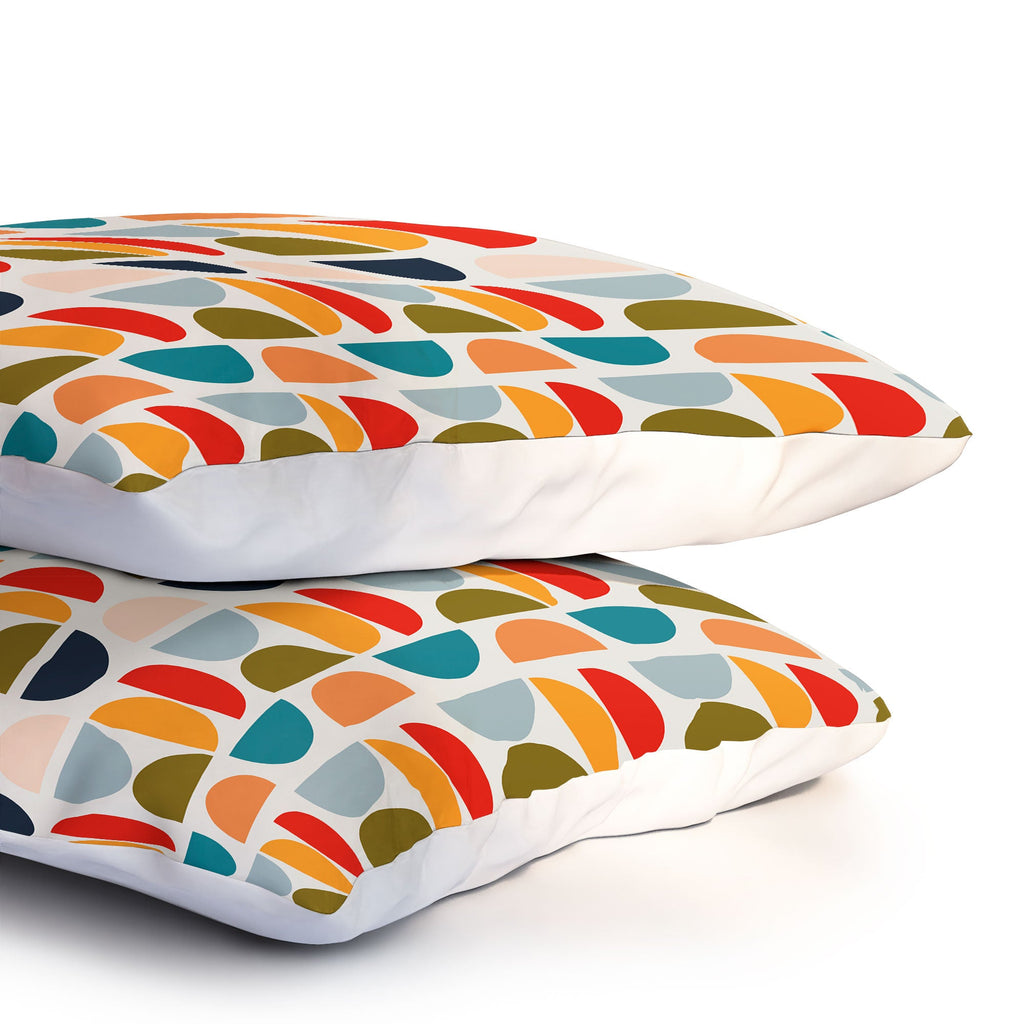 Viviana Gonzalez Mid Century Geometric Vibes I Pillow Shams