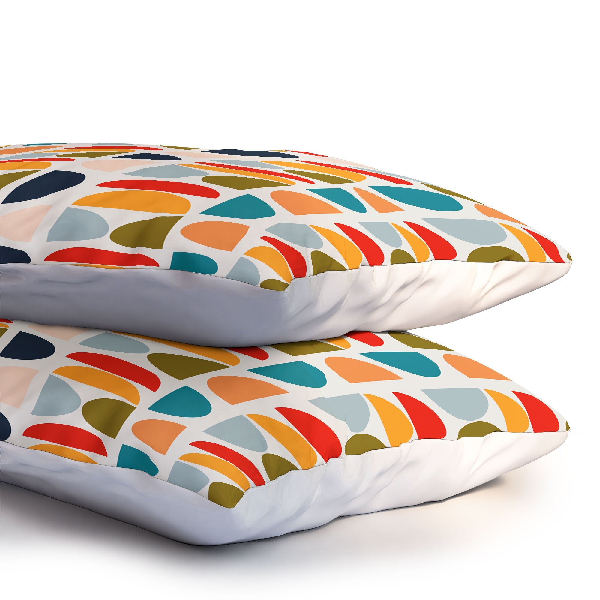 Viviana Gonzalez Mid Century Geometric Vibes I Pillow Shams
