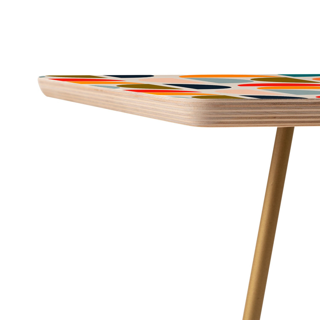 Viviana Gonzalez Mid Century Geometric Vibes I Side Table