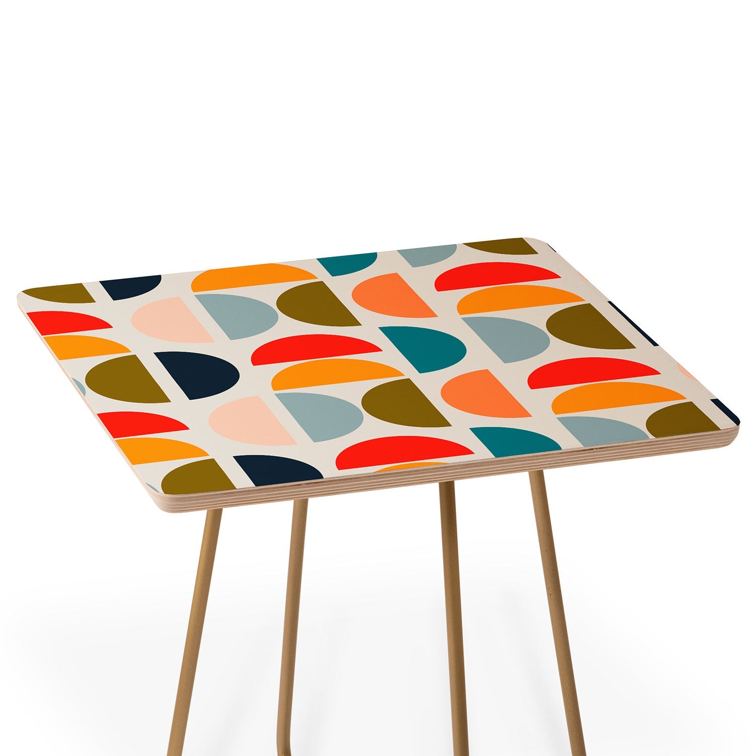 Viviana Gonzalez Mid Century Geometric Vibes I Side Table