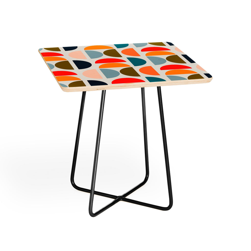 Viviana Gonzalez Mid Century Geometric Vibes I Side Table