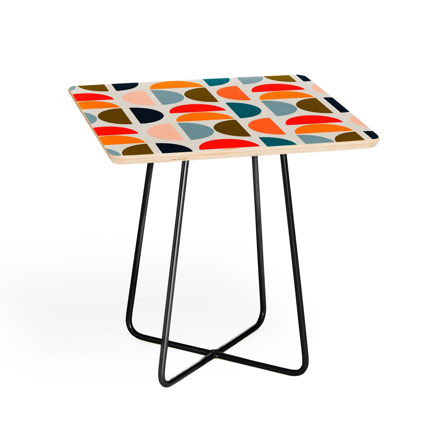 Viviana Gonzalez Mid Century Geometric Vibes I Side Table