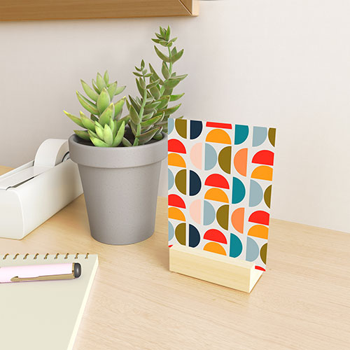 Viviana Gonzalez Mid Century Geometric Vibes I Mini Art Print