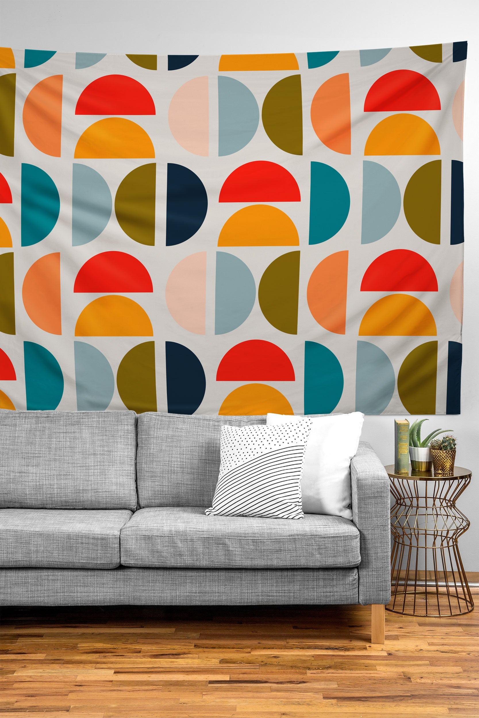 Viviana Gonzalez Mid Century Geometric Vibes I Tapestry