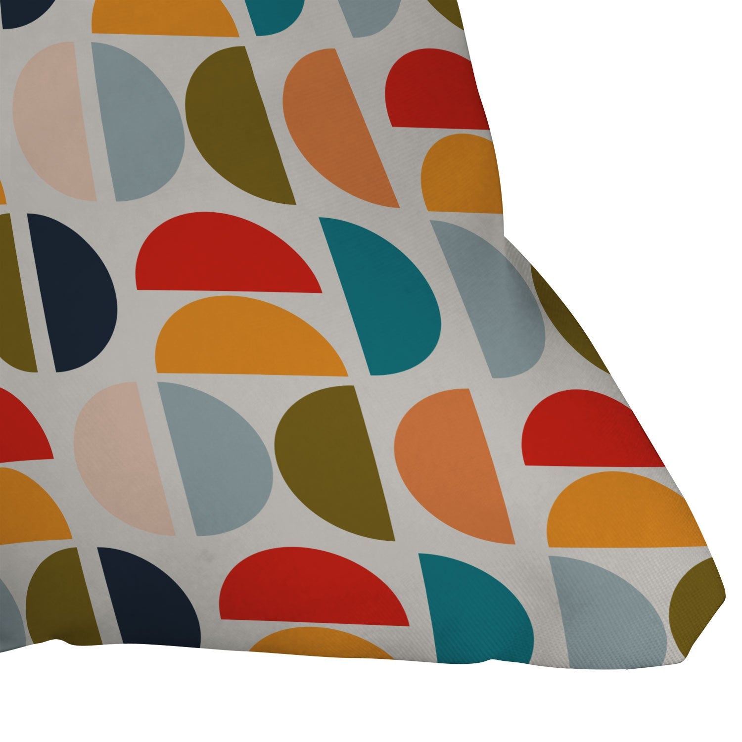 Viviana Gonzalez Mid Century Geometric Vibes I Throw Pillow