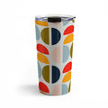 Viviana Gonzalez Mid Century Geometric Vibes I Travel Mug