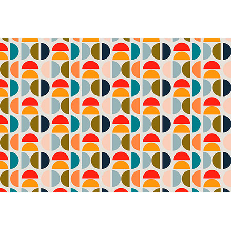 Viviana Gonzalez Mid Century Geometric Vibes I Wall Mural