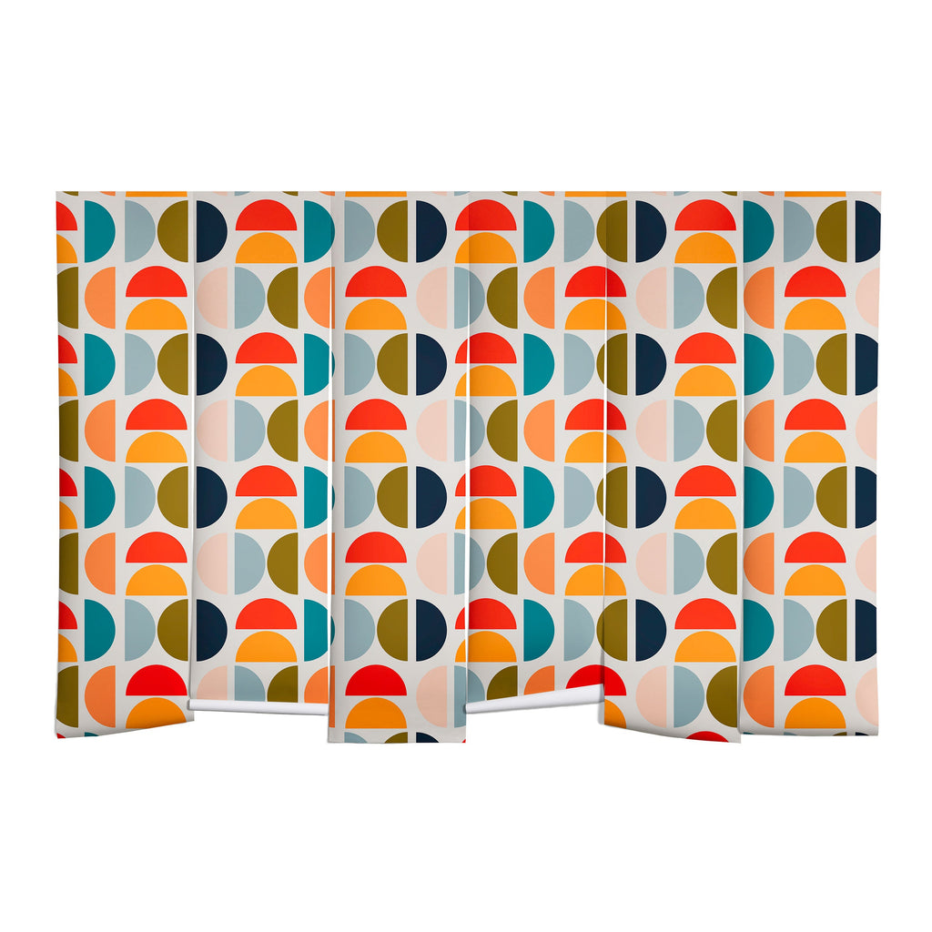 Viviana Gonzalez Mid Century Geometric Vibes I Wall Mural