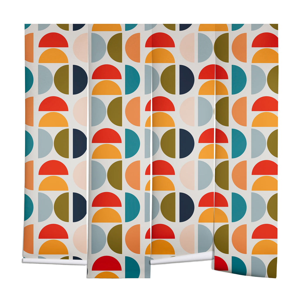 Viviana Gonzalez Mid Century Geometric Vibes I Wall Mural